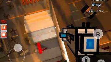 Pixel gun 3D glitches on map bridge