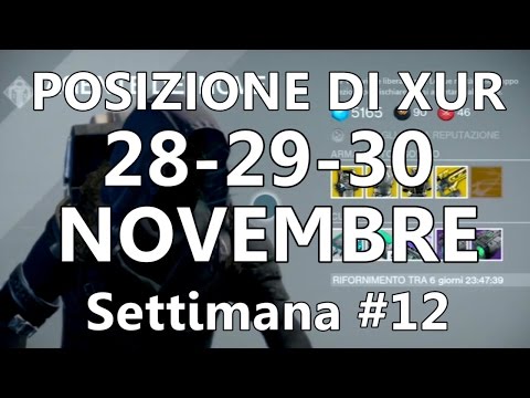 Video: Destiny - Posizione E Oggetti Xur: 28 Novembre