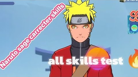 All Naruto sage carrecter skills test 😍🔥| NARUTO SAGE | NARUTO SLUGFEST X |