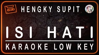 HENGKY SUPIT - ISI HATI - KARAOKE LOW KEY (B=LA/ D=DO)