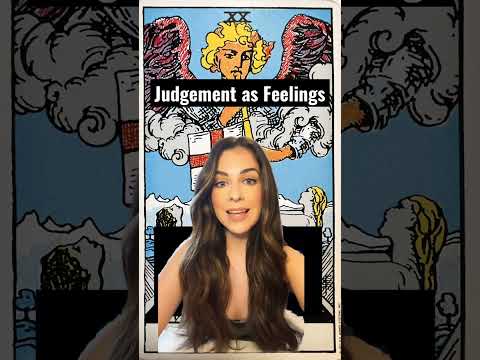 Tarot Cards As Feelings: Judgement Shorts Tarotcardmeaning Howdotheyfeel