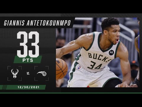 Giannis Antetokounmpo SHINES with 33-PT display for Bucks vs. Magic