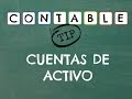 CUENTAS DE ACTIVO -  CONTABILIDAD