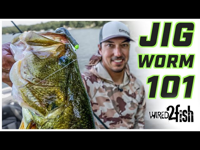 How to Fish a Jig Worm for Bass 