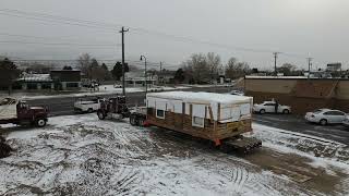 Moving The Orem Vintage Cabin To Storage Until The Completion Of Heritage Park