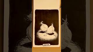 Day 27 - onion #inktober #inktober2025 #ink