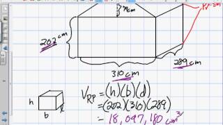 Volume of a Composite Objects (Grade 12 COllege Lesson 2.1 3 1 13)