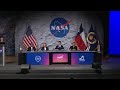 NASA full press conference after Artemis II landing and astronauts return to Earth after moon orbit