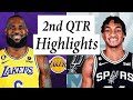 Los Angeles Lakers vs. San Antonio Spurs Full Highlights 2nd QTR | Nov 27 | 2022 NBA Season