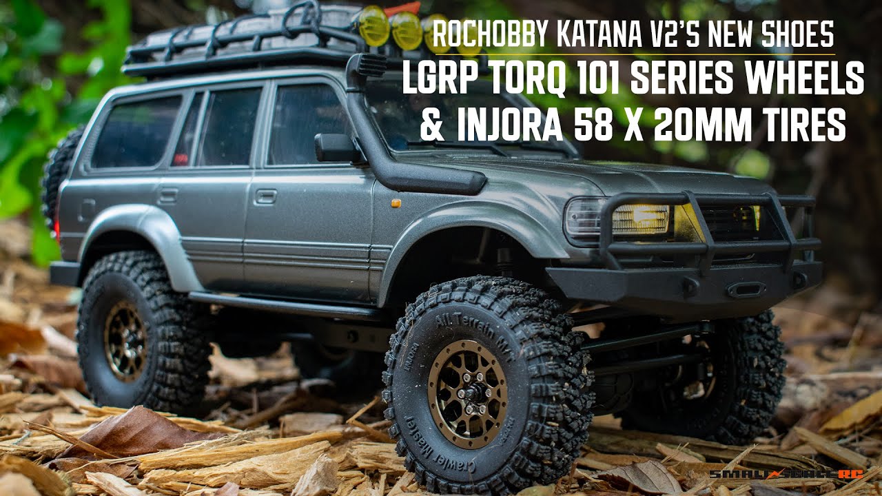 ROCHobby Katana V2 with Injora 58 x 20mm Tires and LGRP TORQ 101