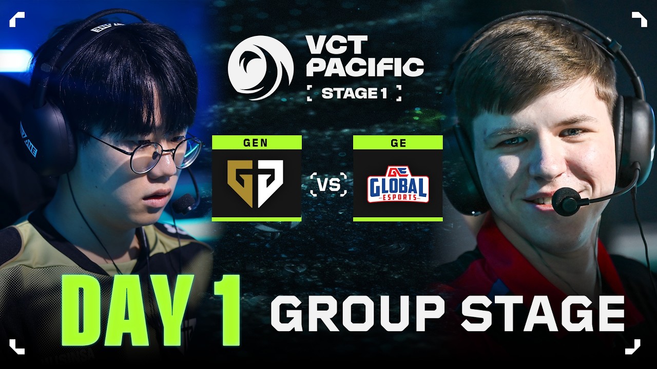 Gen.G Esports vs Global Esports | Group Stage #VCTPacific Stage 1 - YouTube