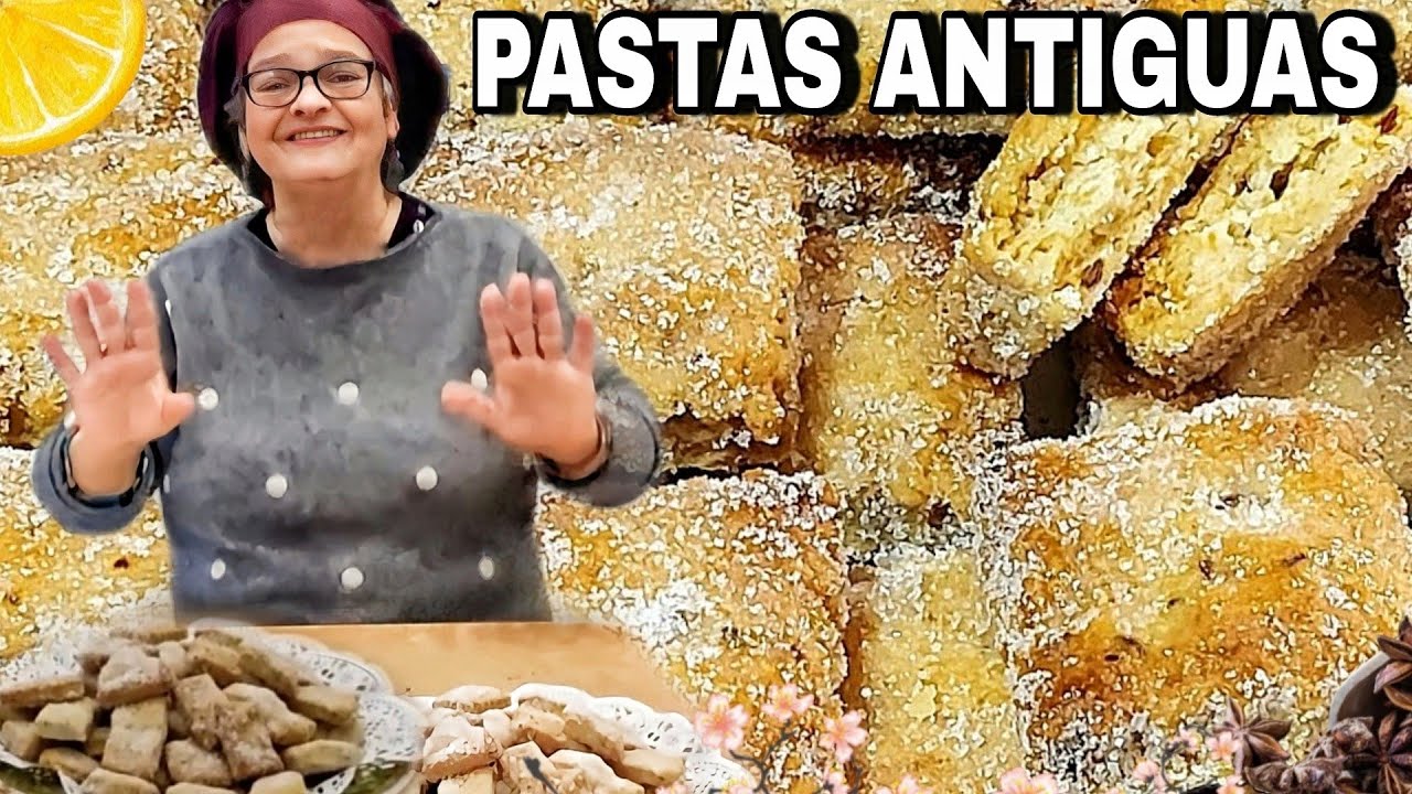 PASTAS ANTIGUAS ROSQUILLAS. Deliciosos. María la pastelera - Recetas paso a paso.