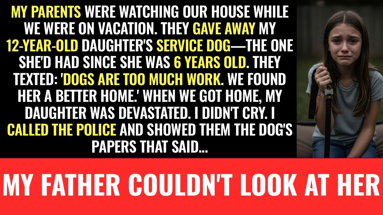 My Parents Gave My 12-Year-Old's Dog Away While We Were on Vacation Because 
