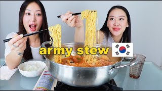 ARMY STEW MUKBANG (부대찌개 먹방) 🍲