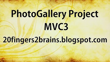 Database design used in Photo Gallary