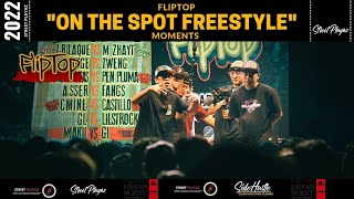 FlipTop On The Spot Freestyle Moments PART 1