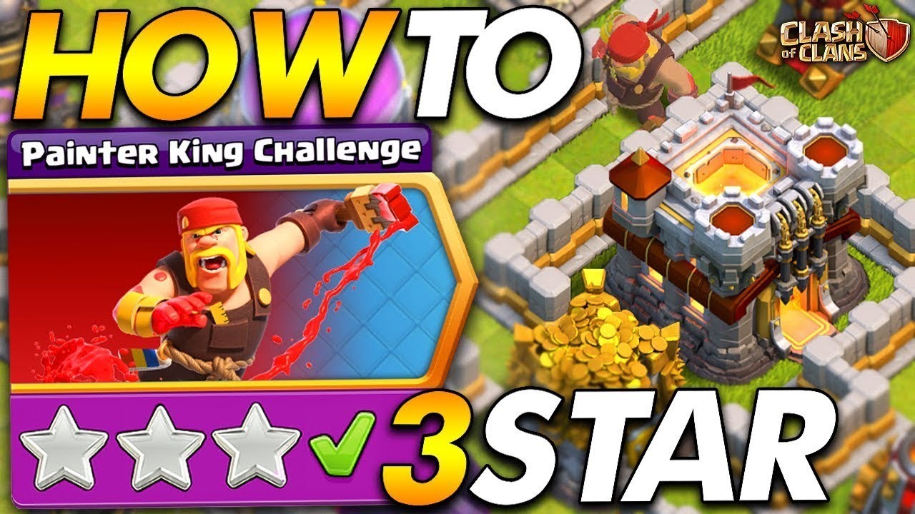 How to win the Painter King Challenge with easy 3 star!