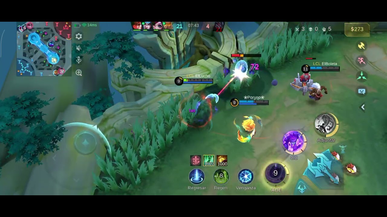 Jugando con gloo mobile legends