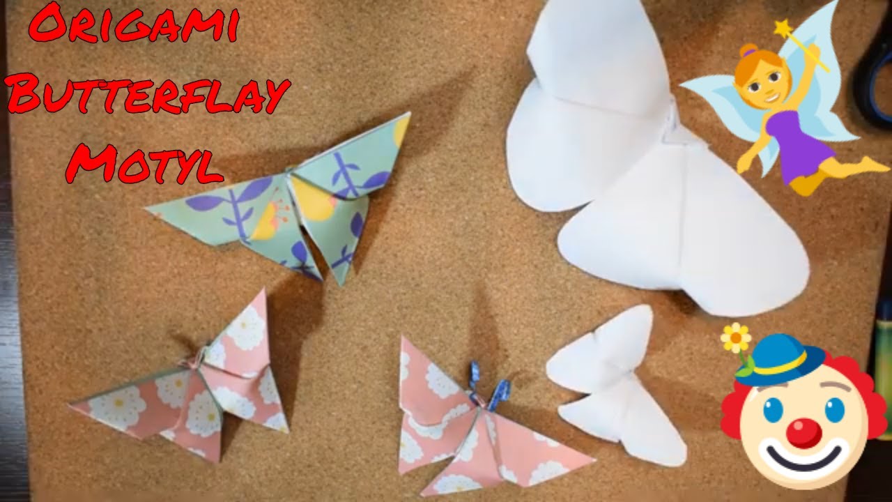 Jak zrobić Motyl z papieru. Origami. butterfly YouTube