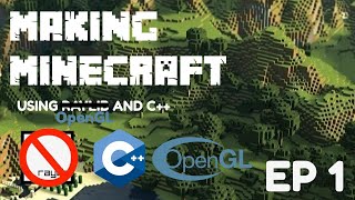 Minecraft Clone Using C++ and OpenGL