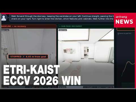ETRI-KAIST team wins ECCV 2026 Vision-Language Navigation Challenge for AI robot