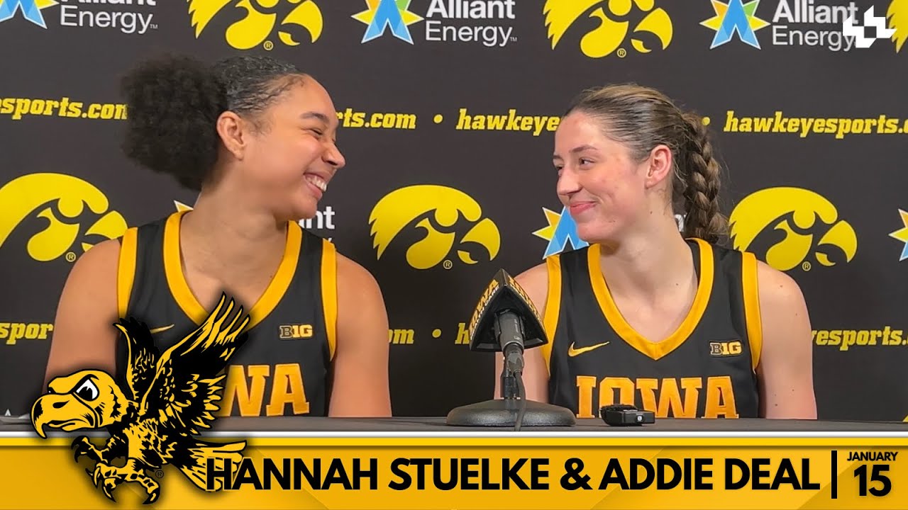 Hannah Stuelke & Addie Deal - Oregon | Iowa Women's Basketball | Jan. 15