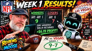 I Let ChatGPT Bet EVERY NFL Week 1 Game… It Actually BEAT VEGAS 🤯🏈💰