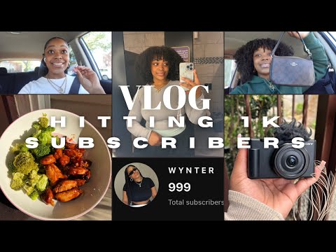 HITTING 1K SUBSCRIBERS🥳📷 || Week In The Life Vlog | College, Gym, Running Errands, Cooking