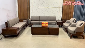 Hoàn Thiện Bộ Sofa Hiện Đại Hàng Đặt Theo Thiết Kế Cho Chị Nga ̣TP Lào Cai - Đồ Gỗ Mạnh Mộc