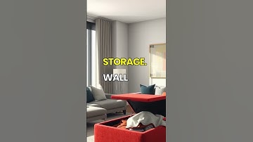 Hidden Storage Hacks for a Clutter-Free Home ✨ #shorts #design