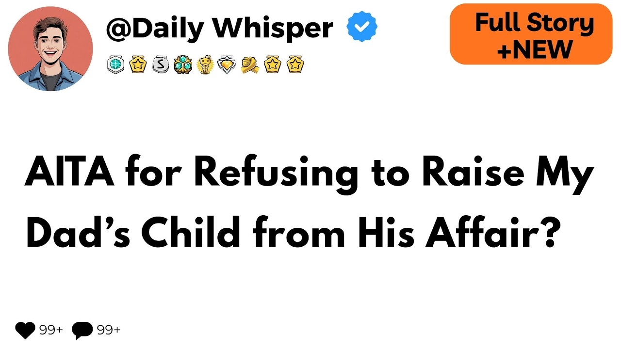 AITA for Refusing to Raise My Dad’s Child from His Affair?