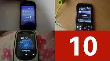 Battery low/Battery empty alert collection (PART 10)