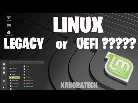 Check if you are using UEFI or BIOS on Linux