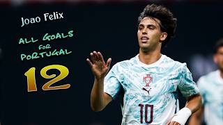 João Félix - All 12 Goals for Portugal National Team
