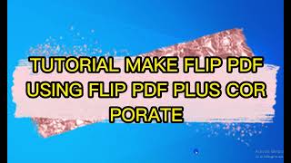 TUTORIAL FLIP PDF PLUS PRO