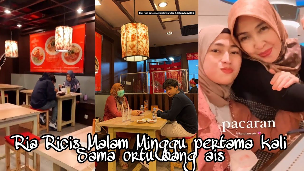 Pertama Kali‼️Ria Ricis Malam Minggu Bareng Orang Tua Bang Ais #makinsweet