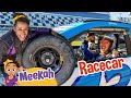 Blippi &amp; Meekah Learn to be Racecar Drivers at the NASCAR Track!