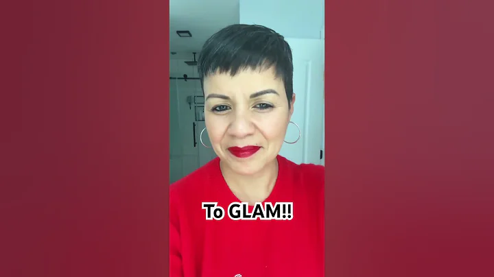 From Plain to Glam: Quick Glow-Up Transformation! #glowup #womenover50 #pixie #genx
