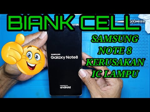 Samsung note 8 blank hitam