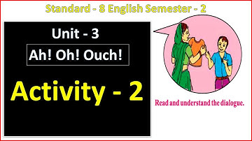 Std 8 English Sem 2 Unit 3 Activity 2