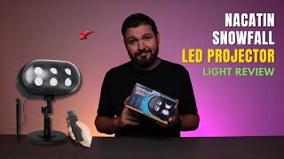 NACATIN Snowfall LED Projector Light Review