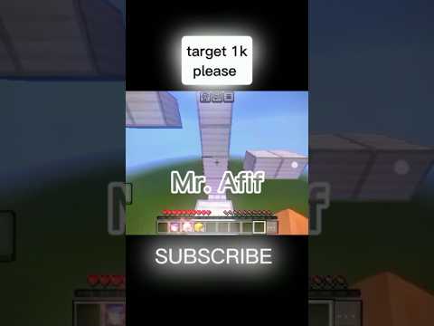 Target 1k subscribe please #minecraft#shorts