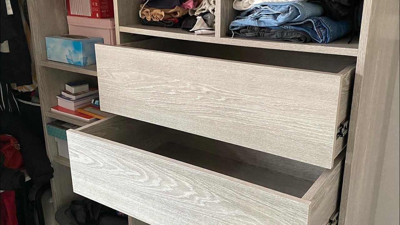 C'EST FACILE!!!!!!!!!comment faire un dressing sur mesure part 2