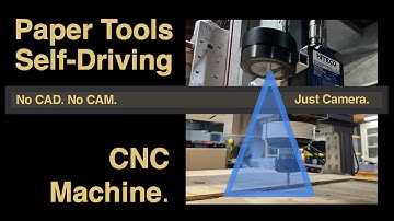 Self-Driving CNC Machine. No CAD, no CAM, just Camera.