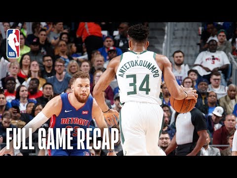 BUCKS vs PISTONS | Milwaukee Advances Behind Giannis’ BIG Night! | Game 4