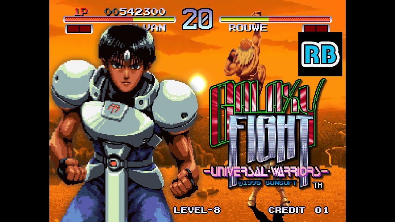 1995 [60fps] Galaxy Fight (Euro) Speedrun Alvan Hardest ALL - YouTube