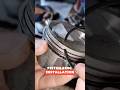 Piston Ring Installation Process #engineering #mechanic