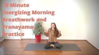 10 Minute Energizing Morning Breathwork and Pranayama Practice | Nuria Reed