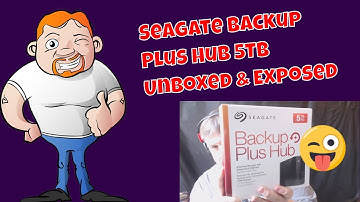 Unboxing Seagate Backup Plus Hub 5TB External Hard Drive / Disk