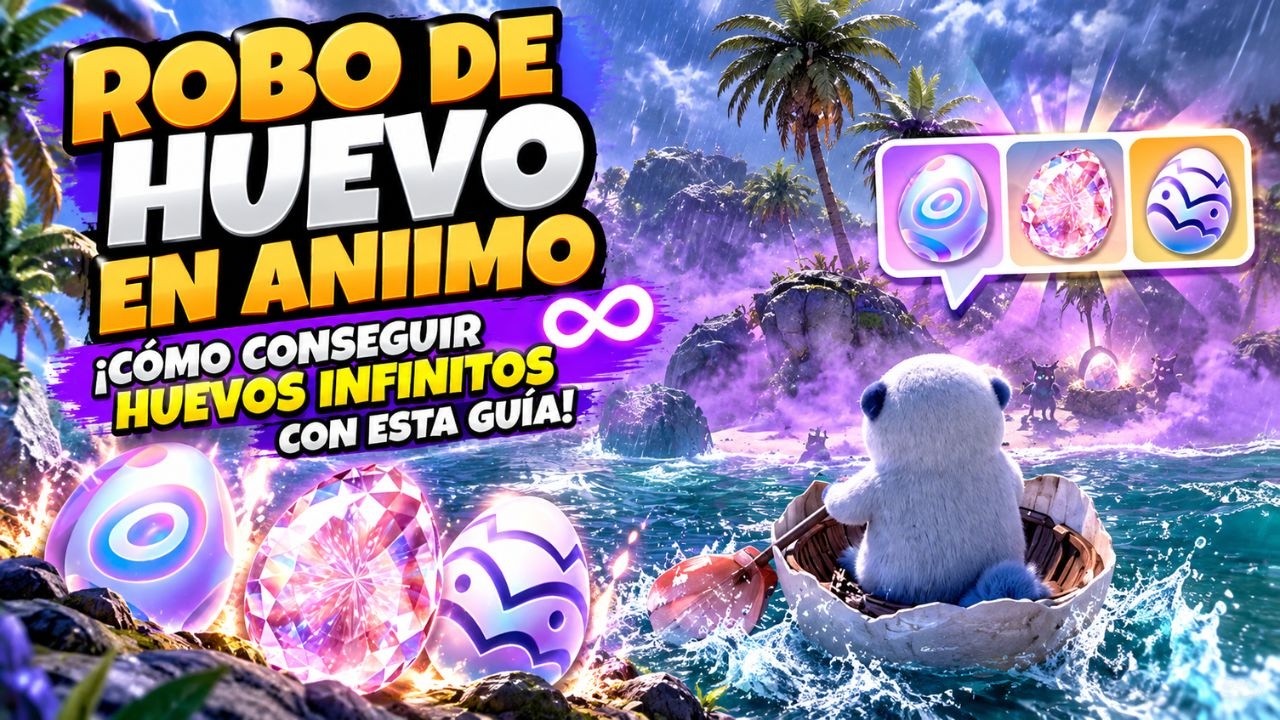 🥚 ROBO DE HUEVO EN ANIIMO: ¡CÓMO CONSEGUIR HUEVOS INFINITOS CON ESTA GUÍA!
